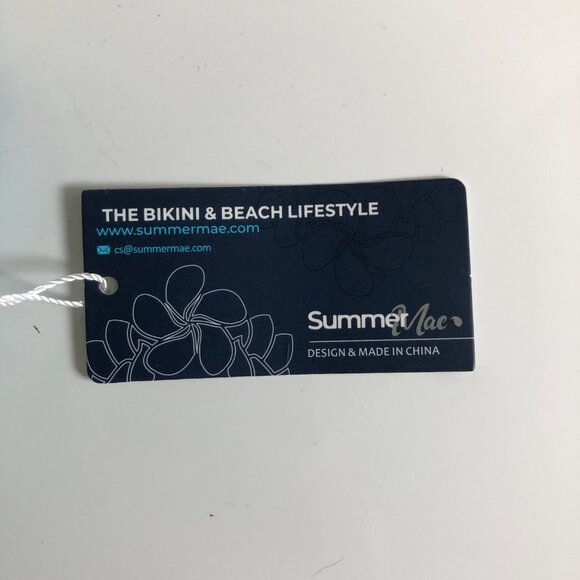 Summer Mae Tropical Leaf One Piece Swimsuit Womens Size 14 Beach Vacation NEW - Picture 11 of 13